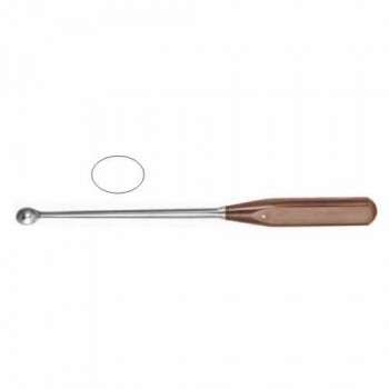 FiberGrip™ Volkmann Bone Curette Oval - Fig. 0 Stainless Steel, 27.5 cm - 10 3/4"